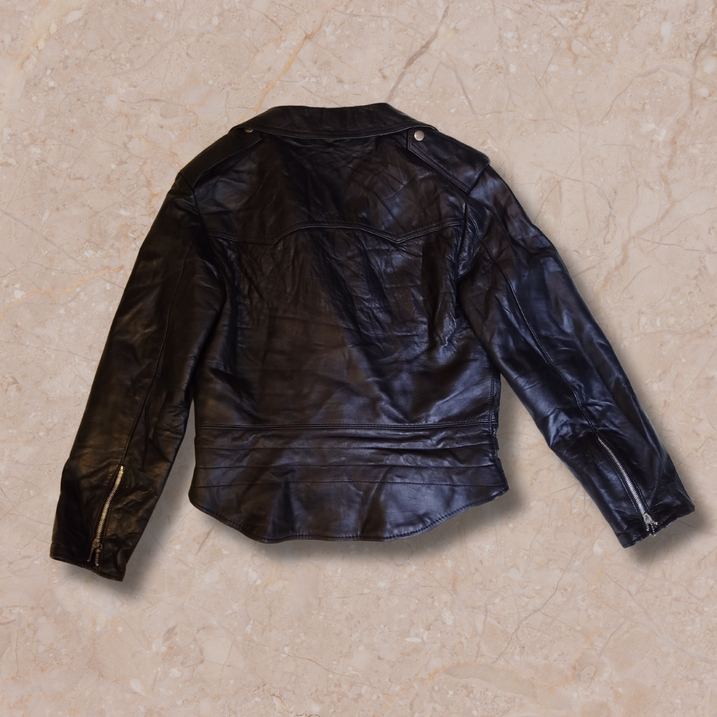 UK Leather Biker - S