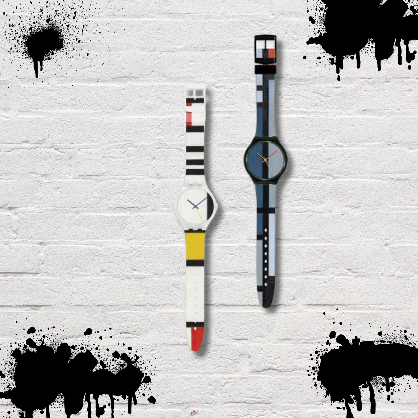 200 Swatch MoMA Mondrian Blue
