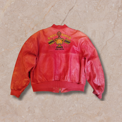 Hugo Boss Leather Biker - M