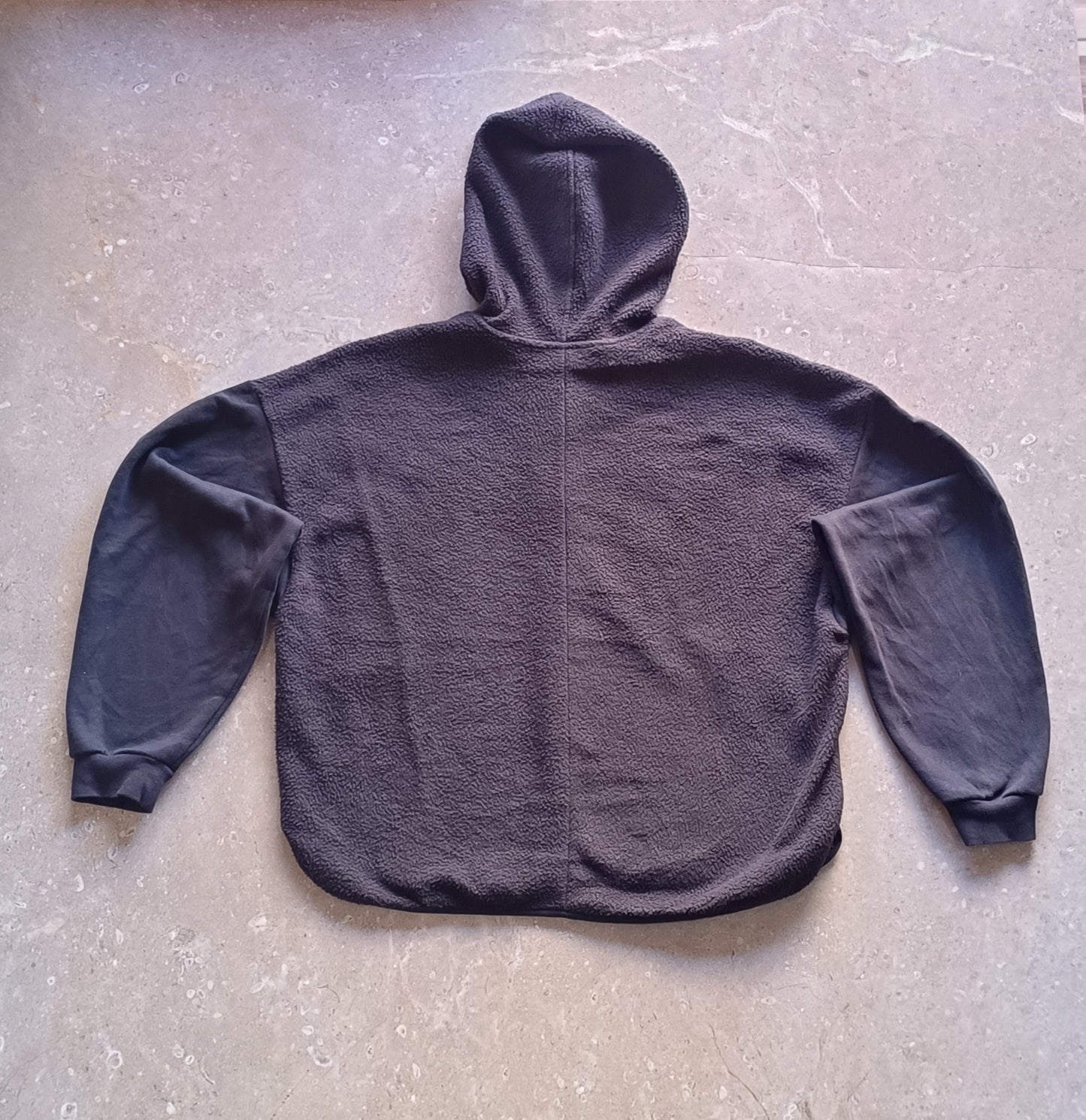 Woman Adidas Fleece Black Hooded Sweatshirt