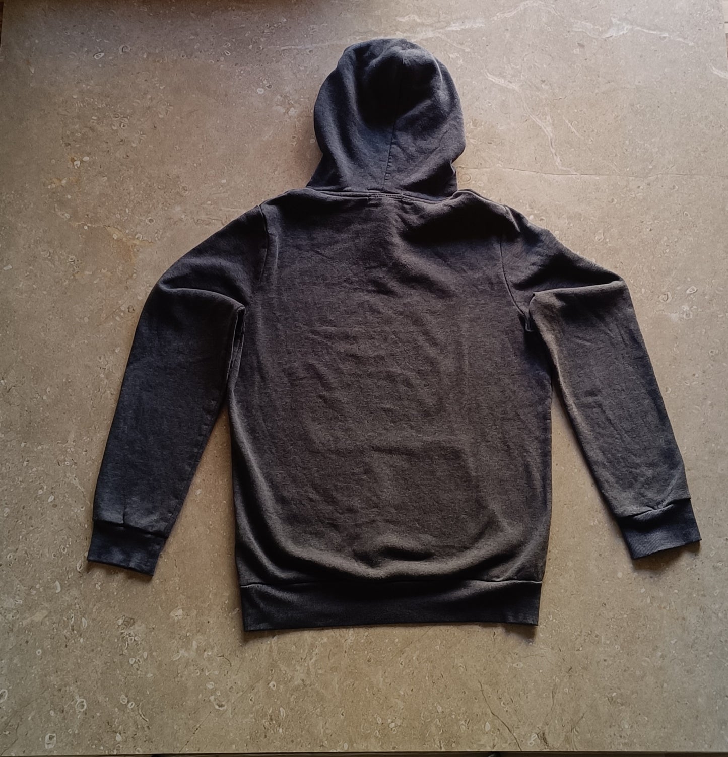 Adidas Classic Grey Hooded Sweatshirt