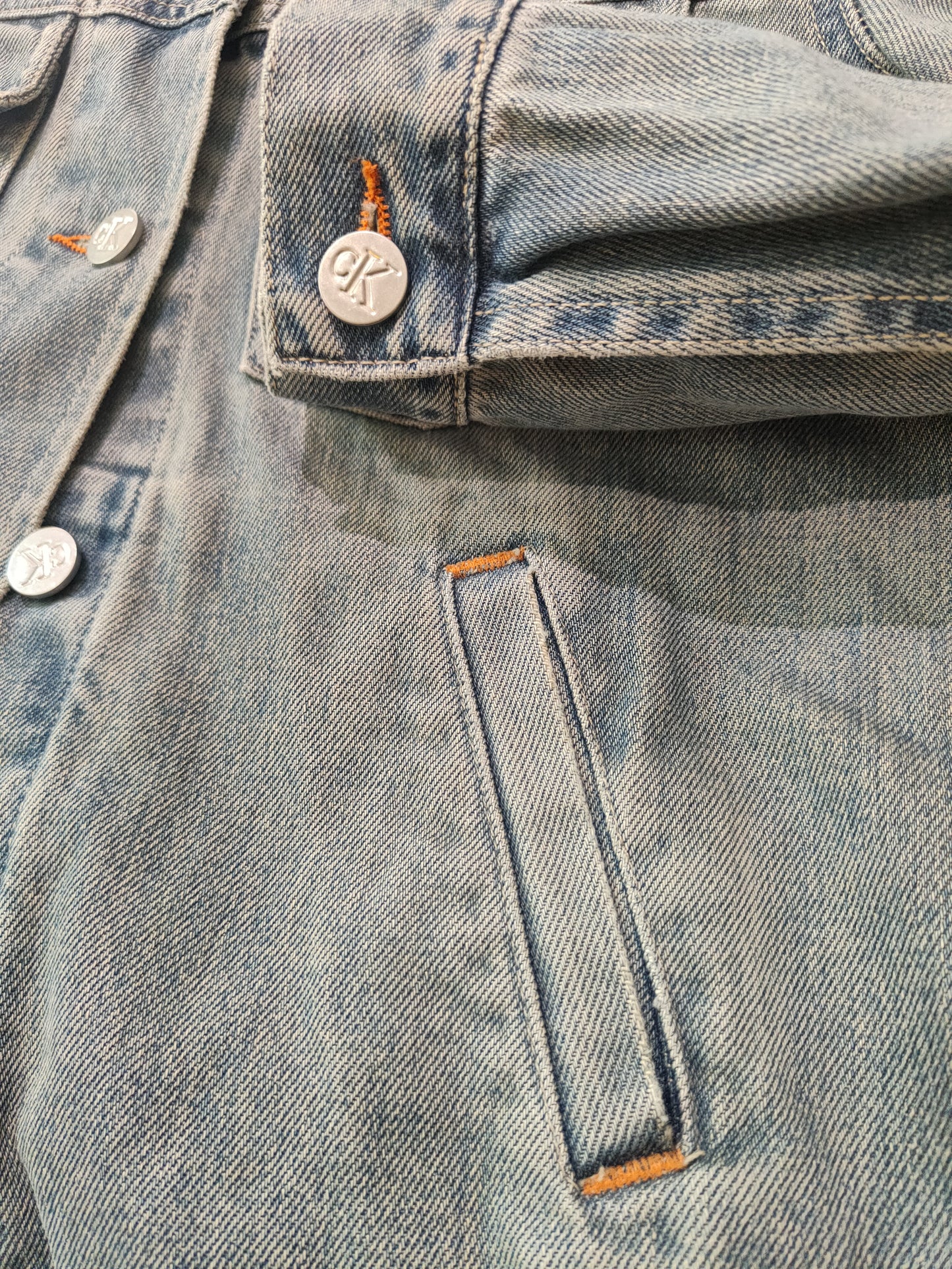 Calvin Klein Light Blue Denim Jacket M