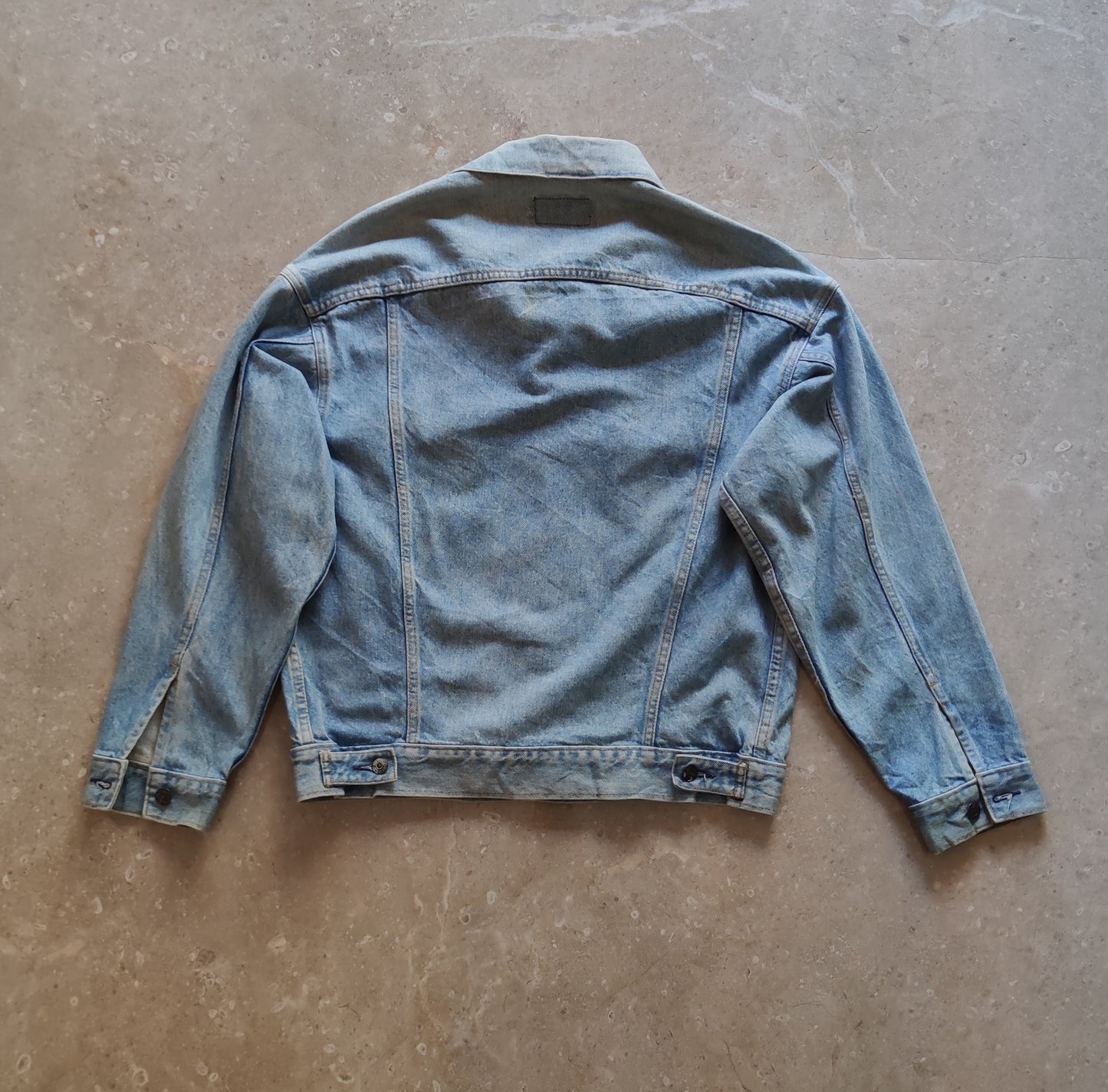 09 Levi's 80s Ice Blue Denim Jacket 70507 - XL