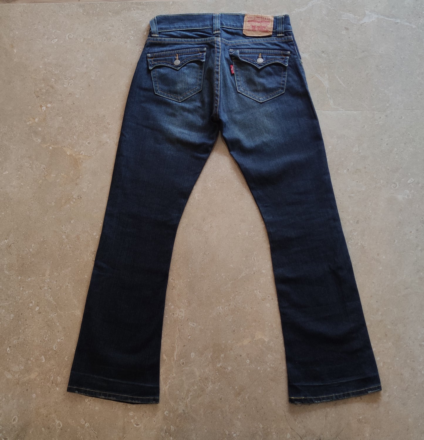 Levi's Denim 542 Low Pants W-39cm