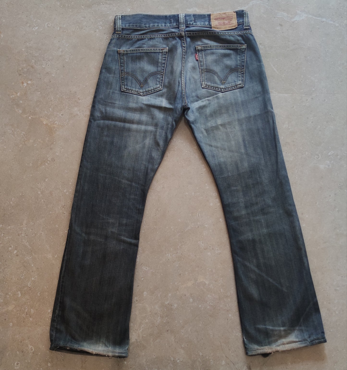 23 Levi's Denim Bootcut Pants 512 W-43cm