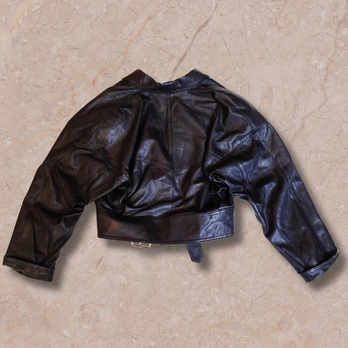 Sax Woman Leather Biker - M