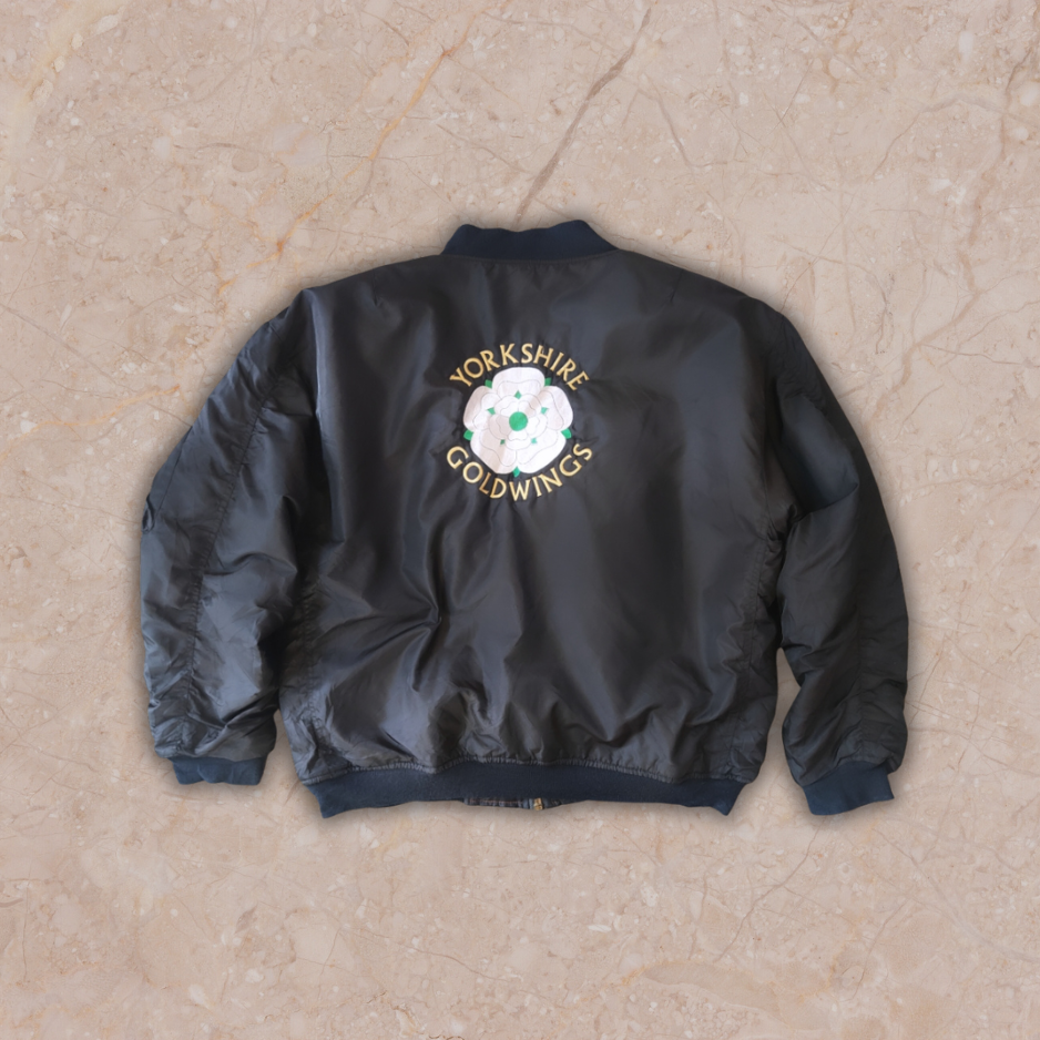 Yorkshire Gold Wings Air Force Bomber Jacket - XL