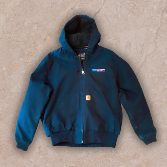 Vintage Carhartt Hooded Lined Active Jacket - L