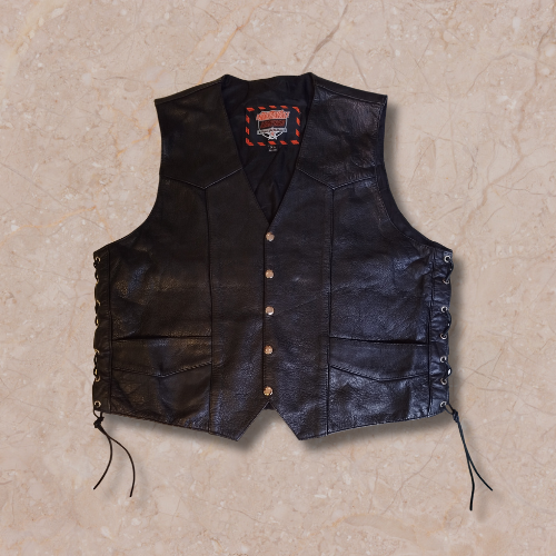 Interstate Leather Vest - XL