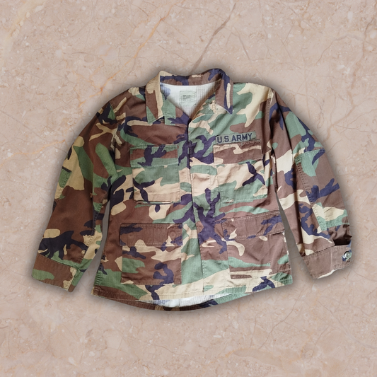U.S. Army M-81 Woodland Camo Shirt- S