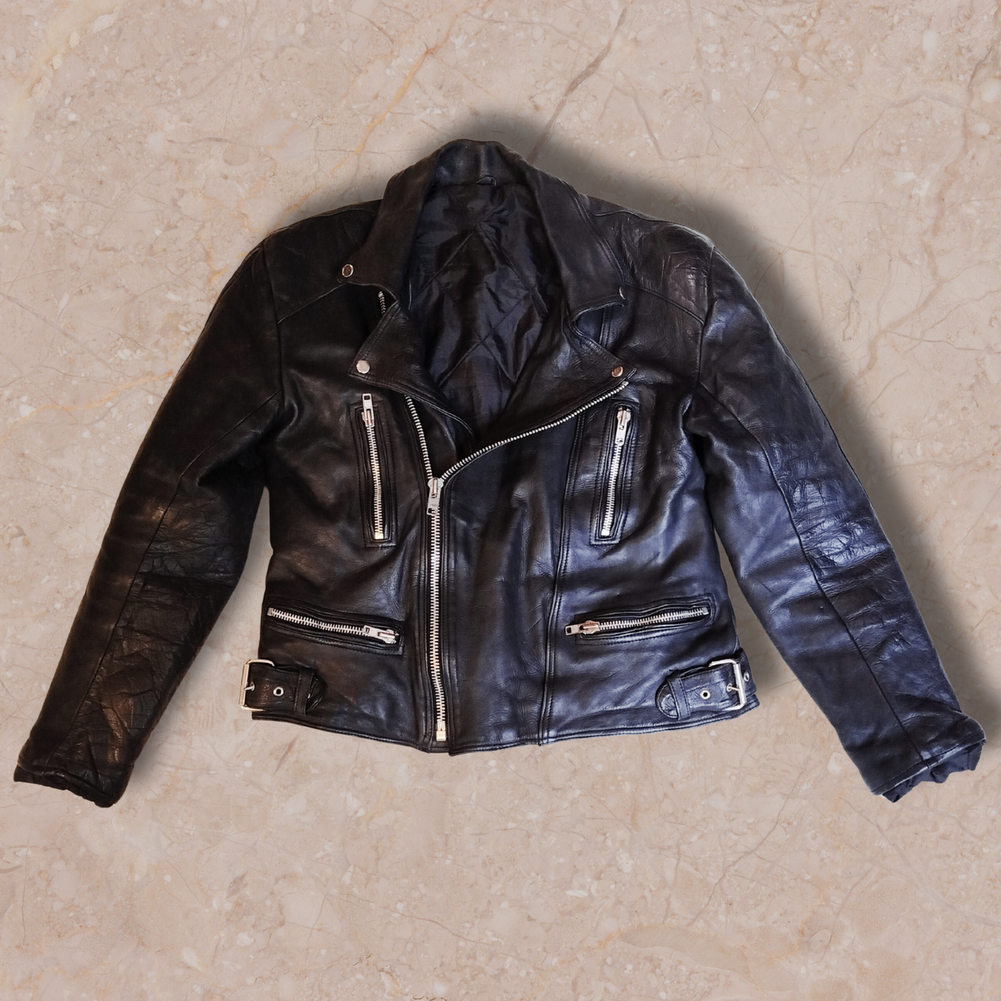 Vintage Leather Biker - M