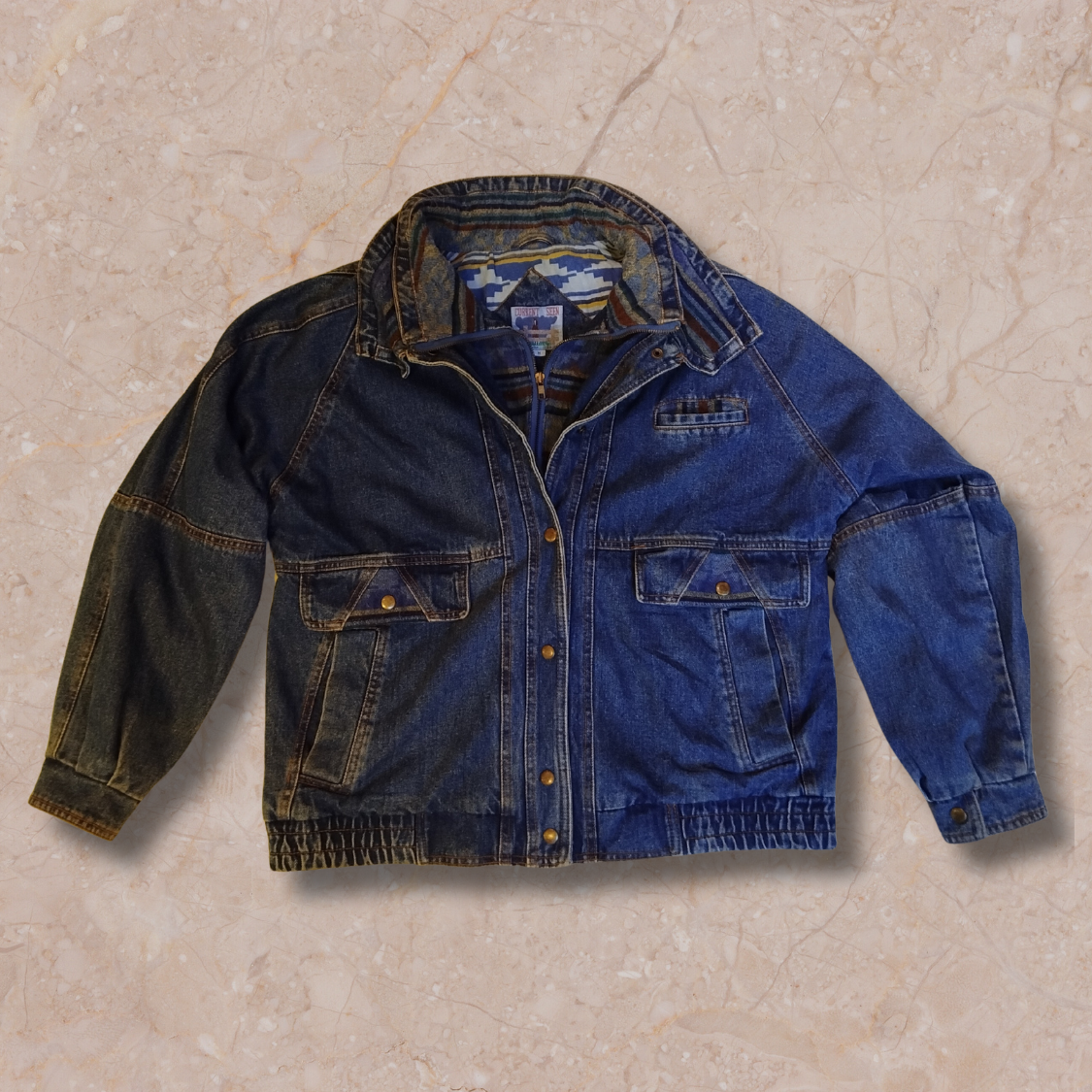 Denim Navajo Jacket - M