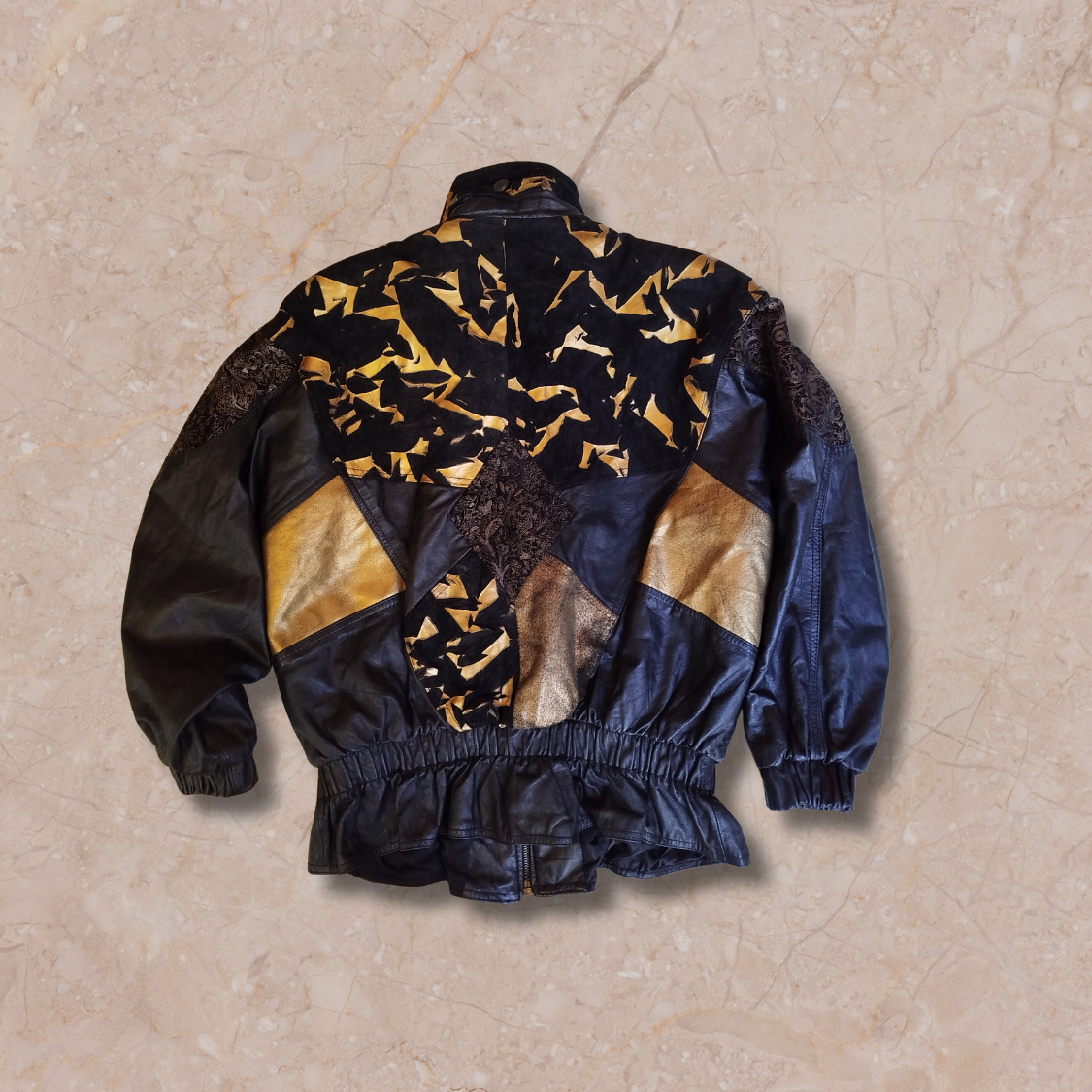 John Weitz Leather Jacket M