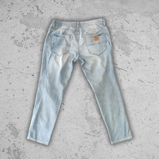 Vintage Carhartt Light Blue Denim Pants W 43