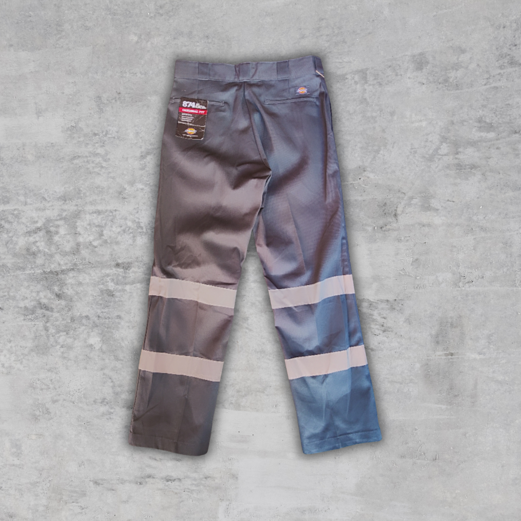 Dickies 874 Original Fit Reflective Stripes Work Pants W 40