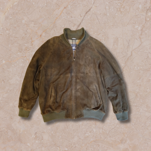 Burberry Suede Jacket - L