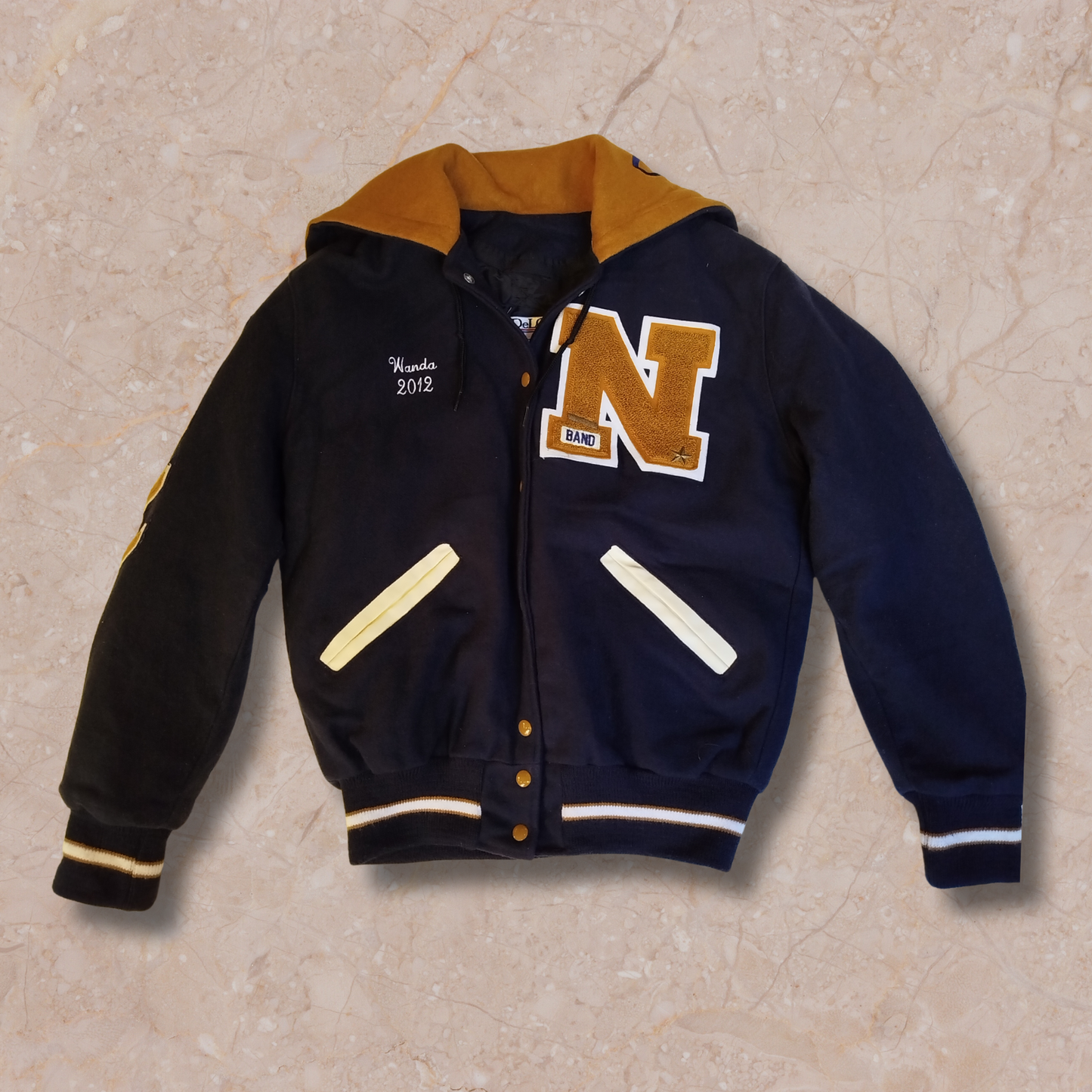 The Long Varsity Jacket - M