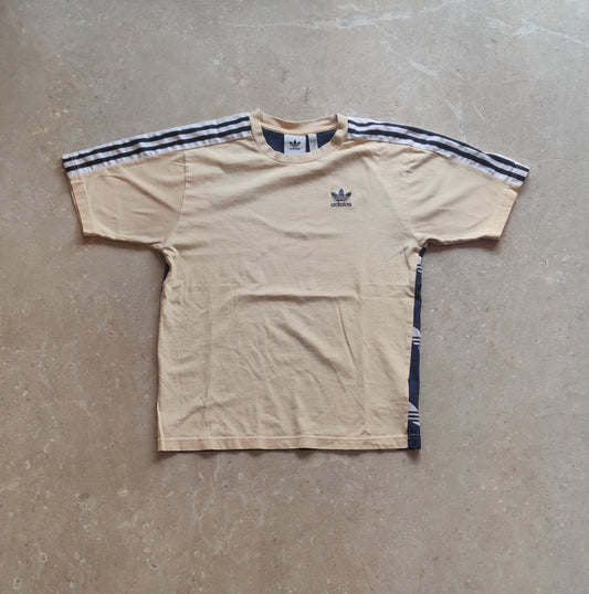 Adidas Monogram Sand & Blue Tee