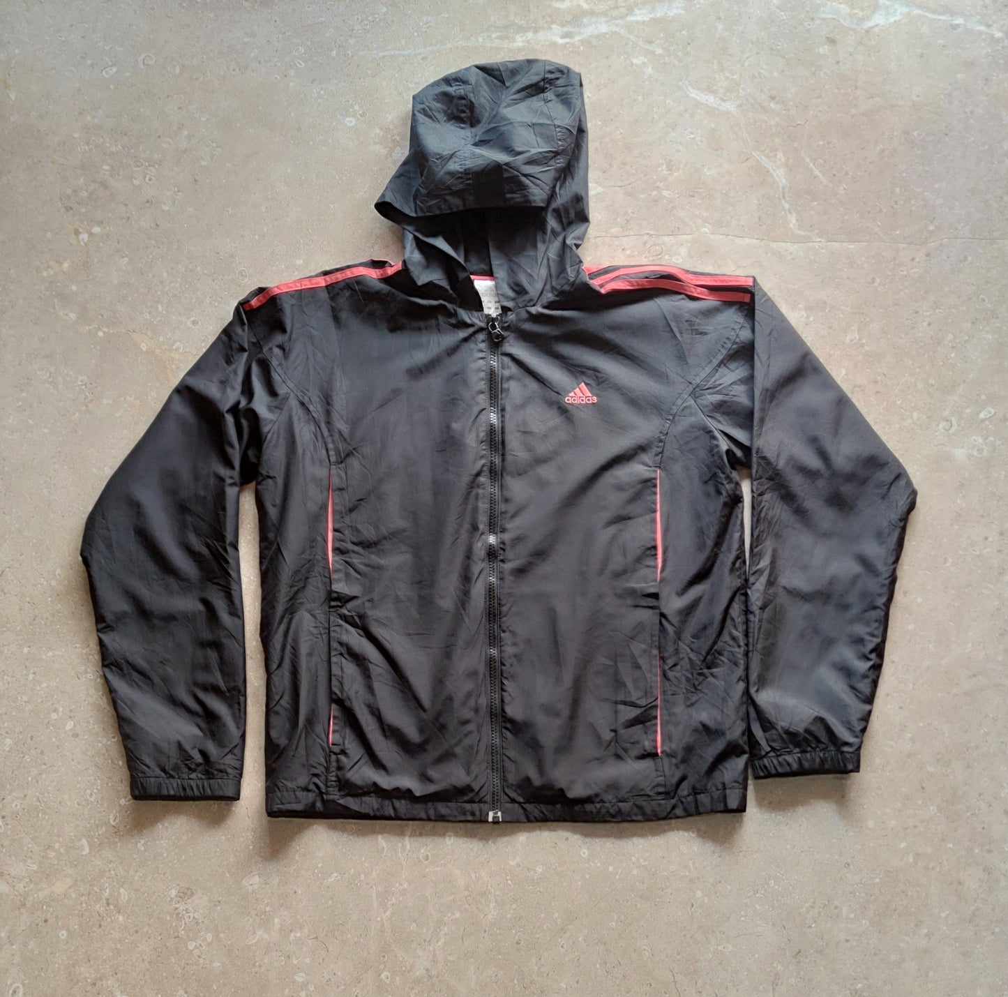 Woman Adidas Windbreaker Black Lightjacket