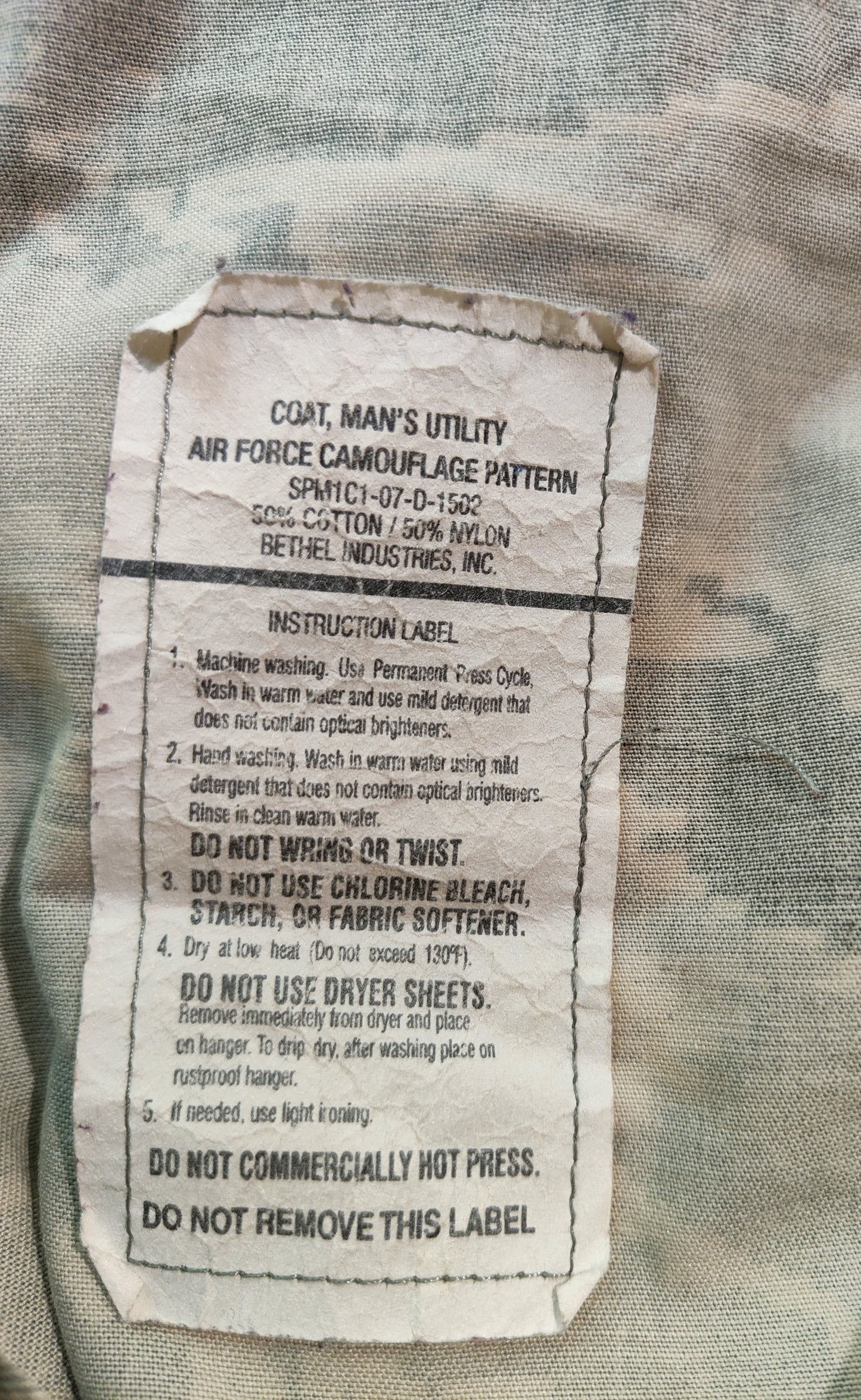 U.S. Air Force  ABU  Camo Shirt - M