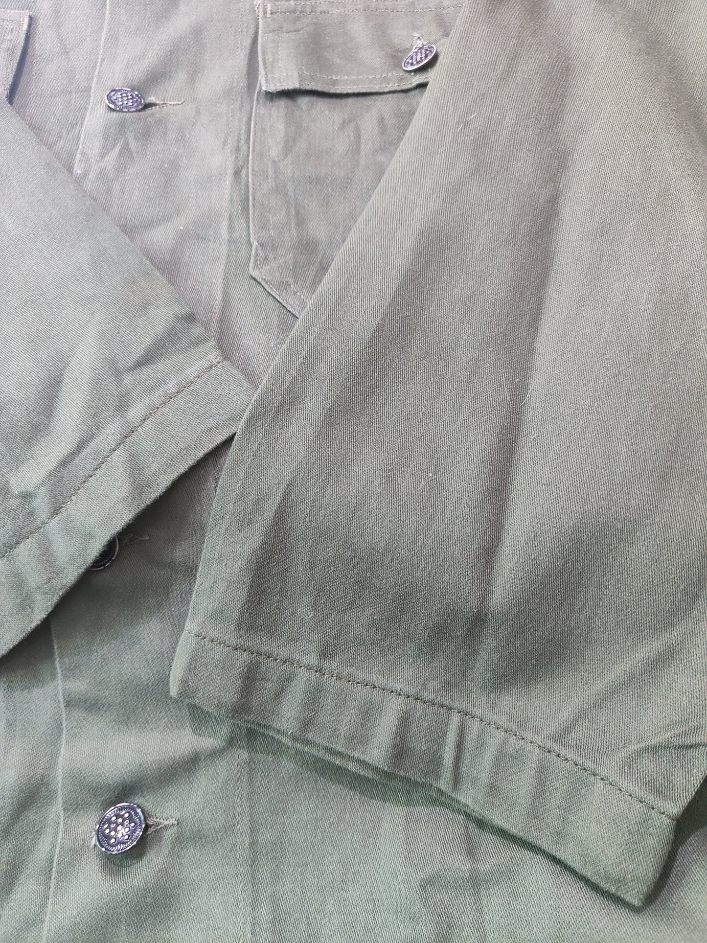 02 U.S. Army OG-107 Fatigue Shirt- M