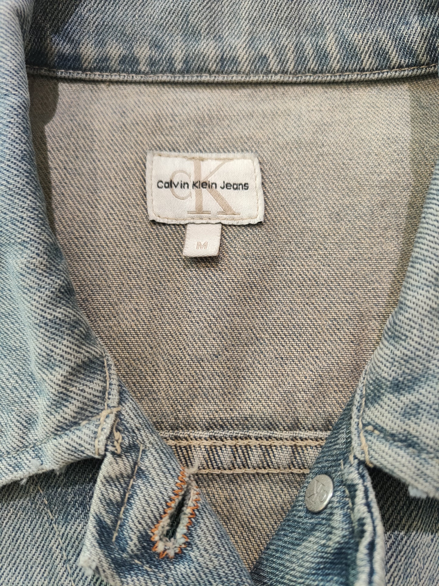 Calvin Klein Light Blue Denim Jacket M