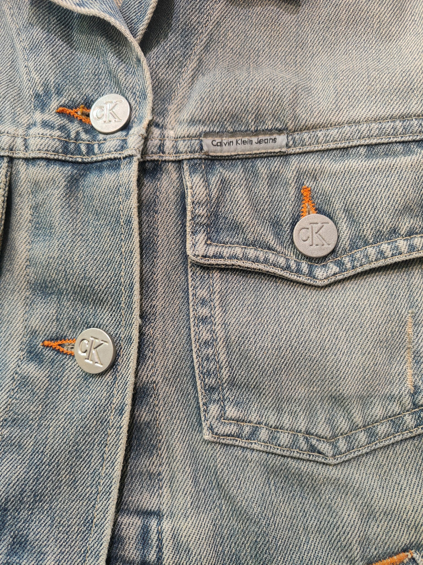 Calvin Klein Light Blue Denim Jacket M
