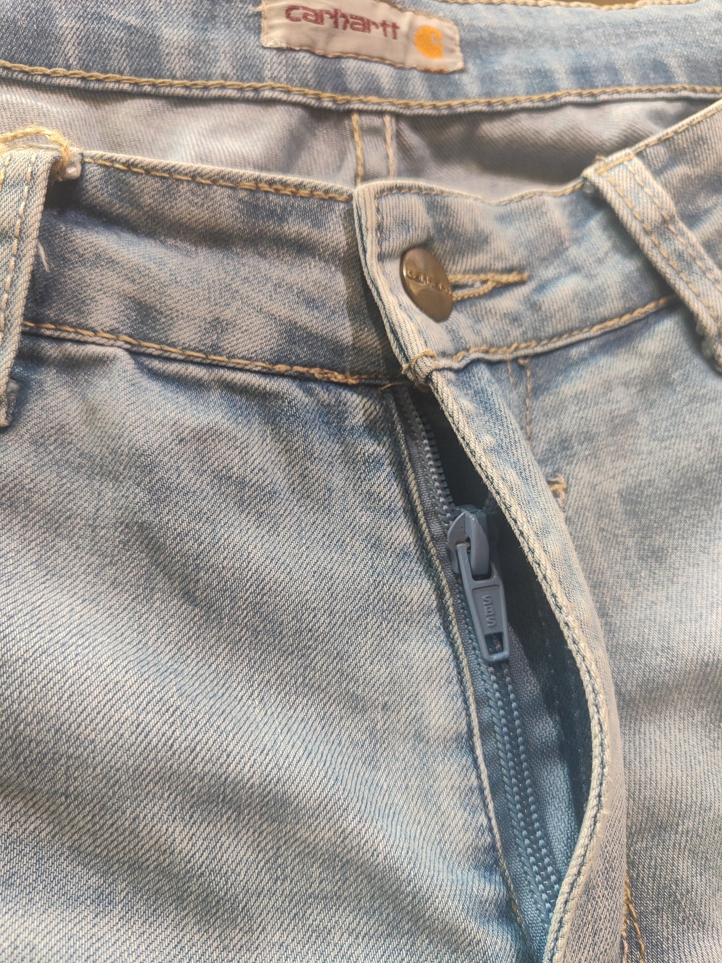 Vintage Carhartt Light Blue Denim Pants W 43