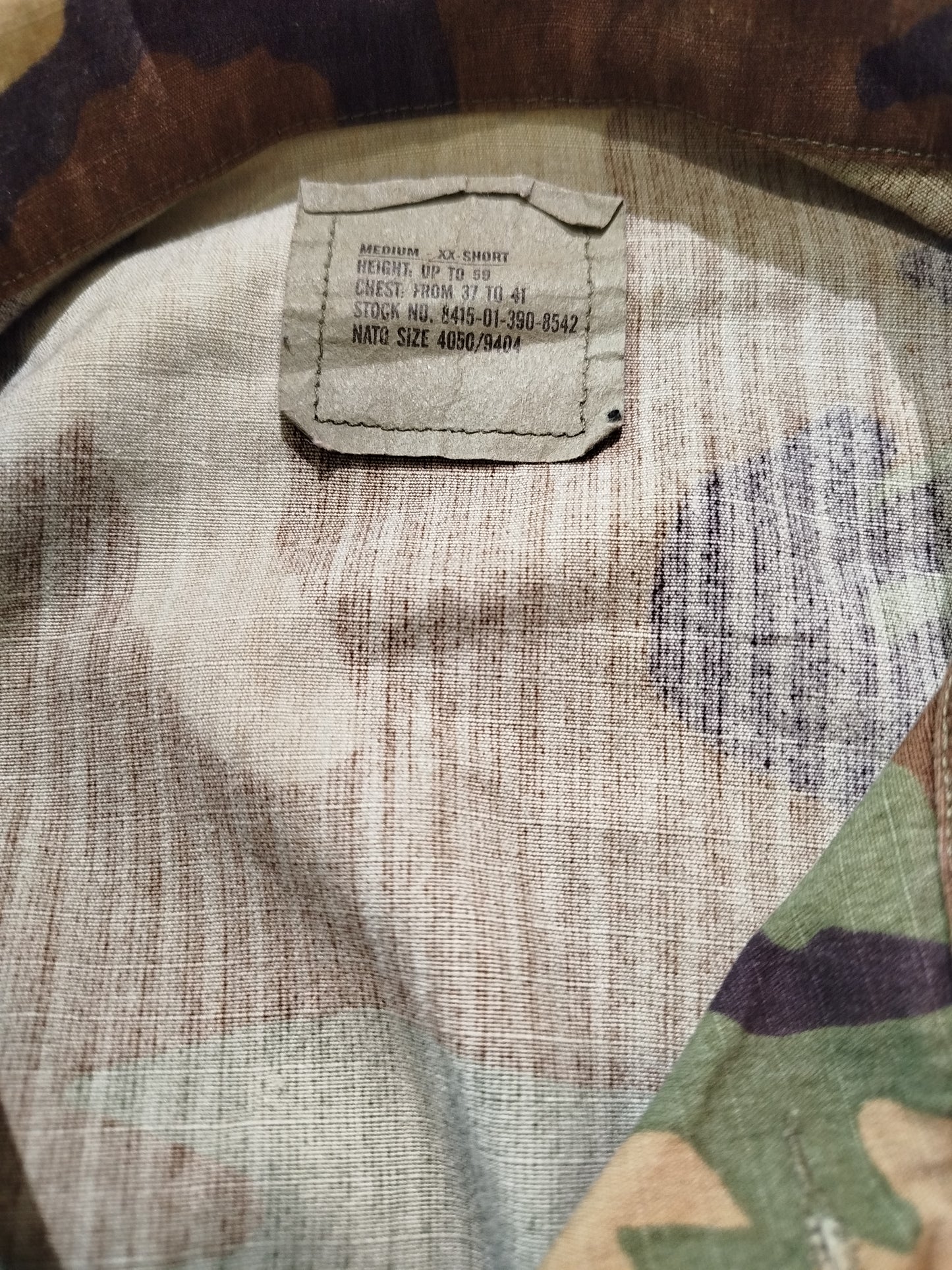 U.S. Army M-81 Woodland Camo Shirt- S