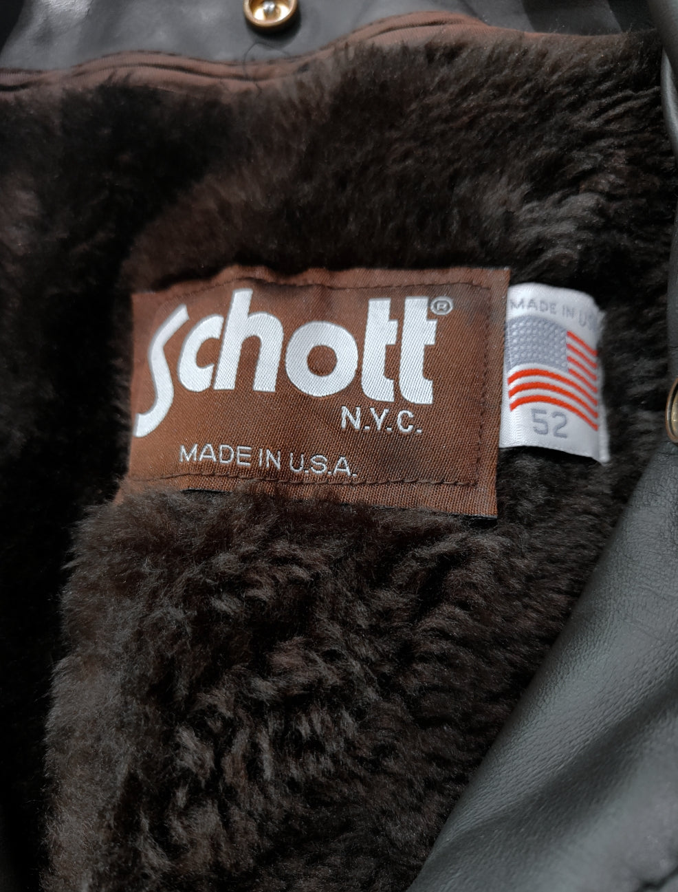 Schott Brown Pilot Type A-2 Jacket - XL (52)