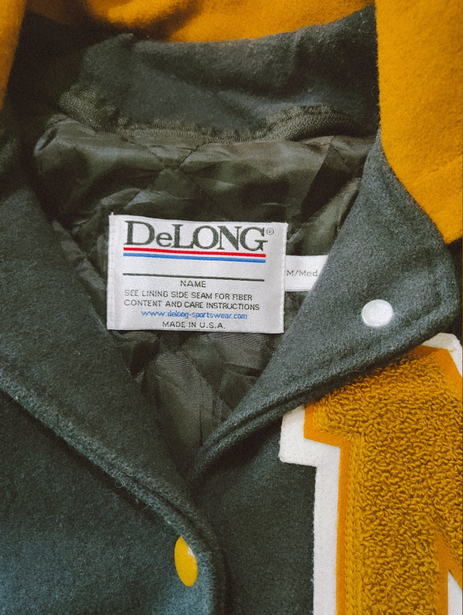 The Long Varsity Jacket - M