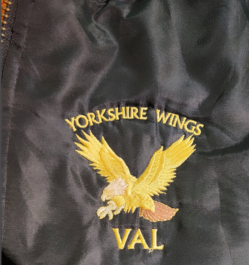 Yorkshire Gold Wings Air Force Bomber Jacket - XL
