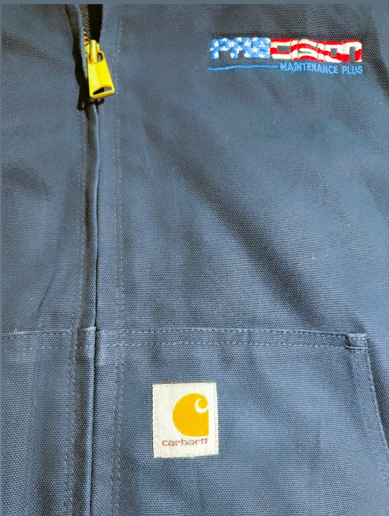 Vintage Carhartt Hooded Lined Active Jacket - L