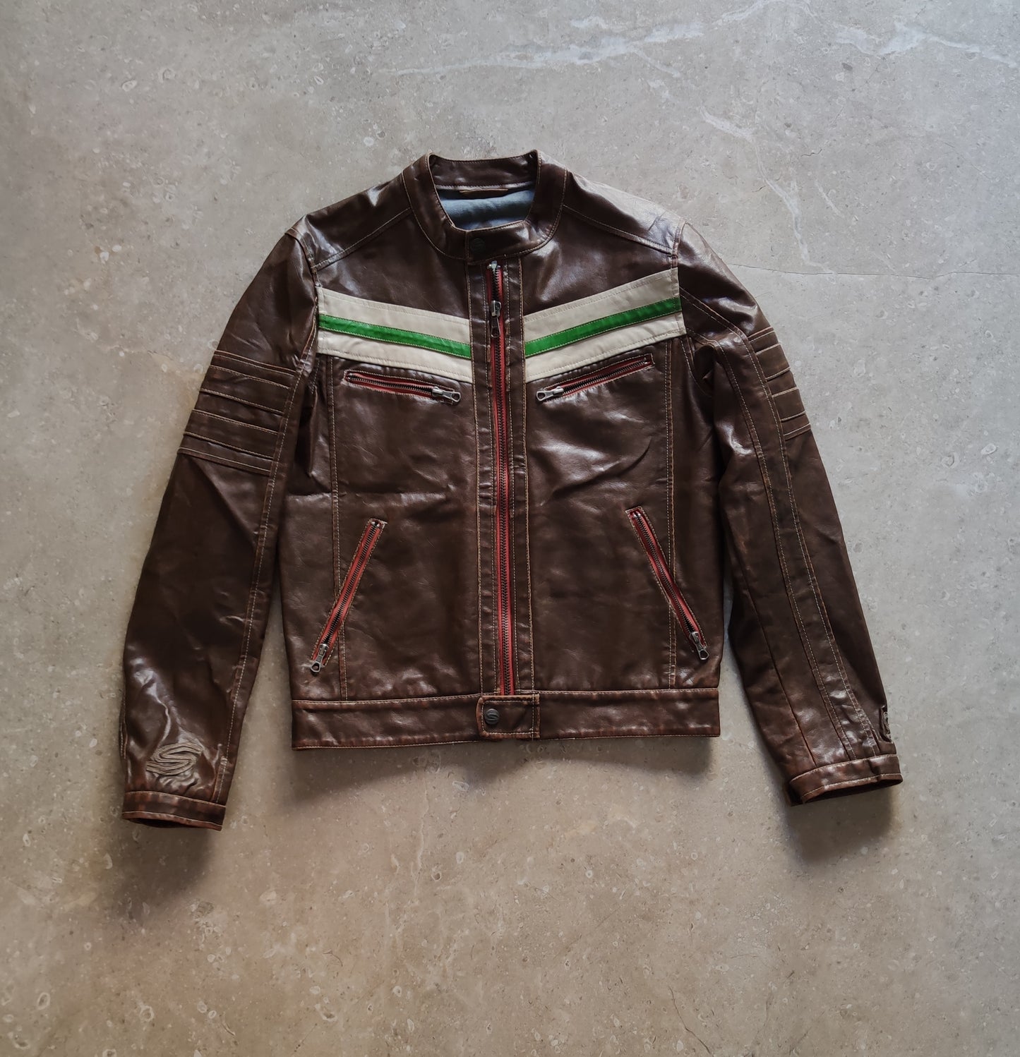 Rider Leather Jacket - S