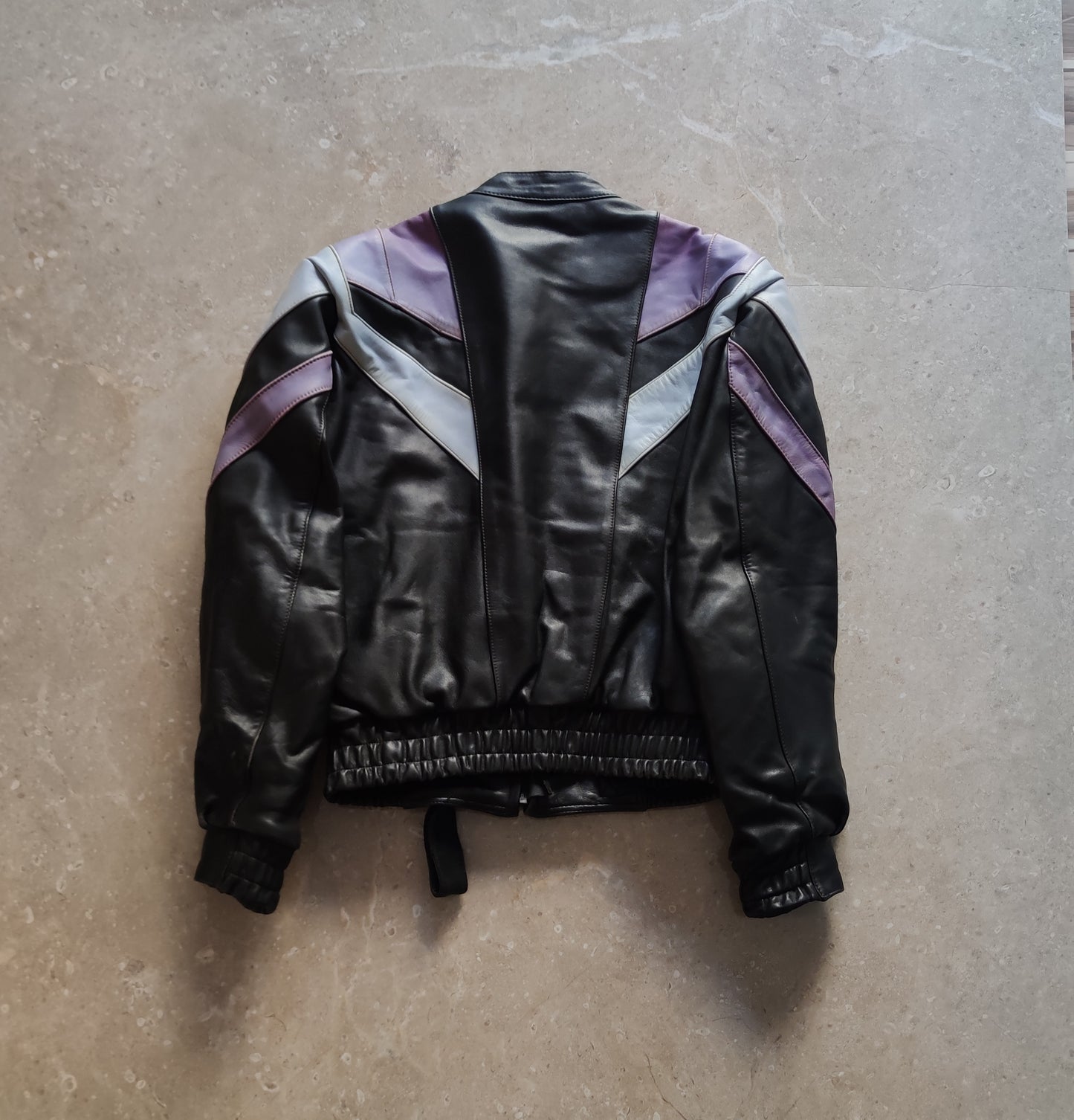 IXS Leather Biker Jacket - M