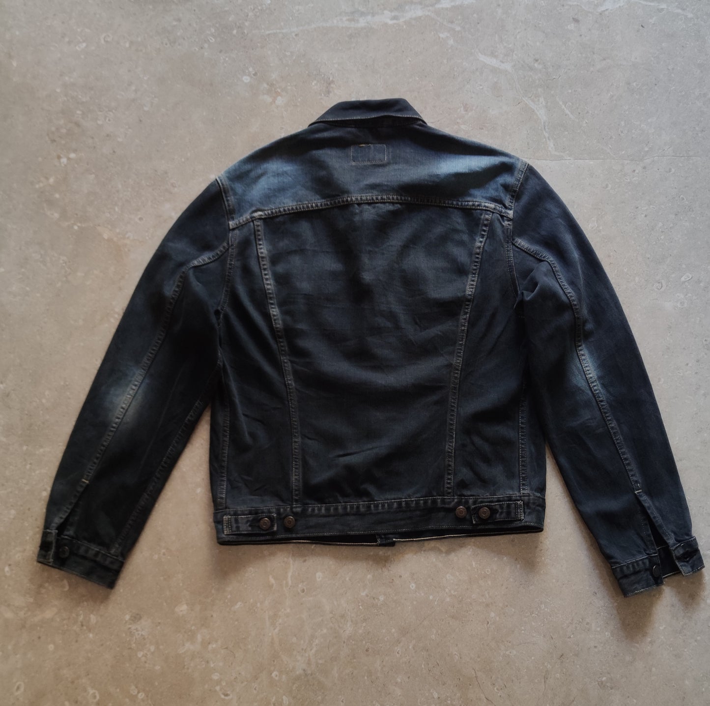 Levi's 70s Black Faded Denim Jacket 70500 - XL