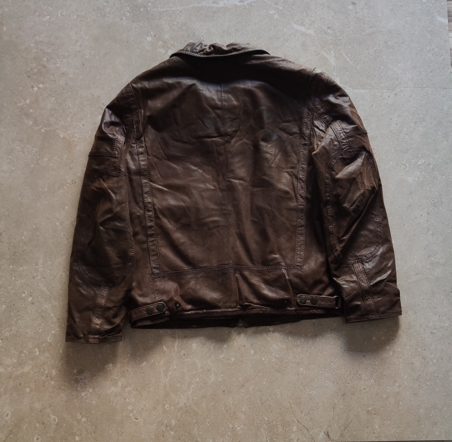 Schott NY U.S Armed Forces Leather Jacket - M