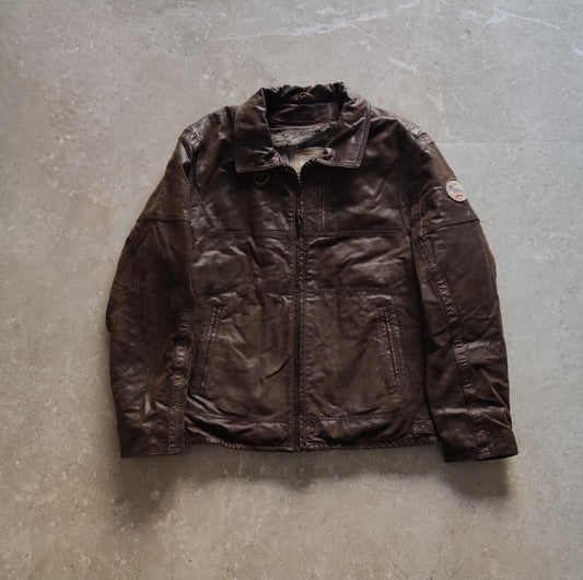 Schott NY U.S Armed Forces Leather Jacket - M