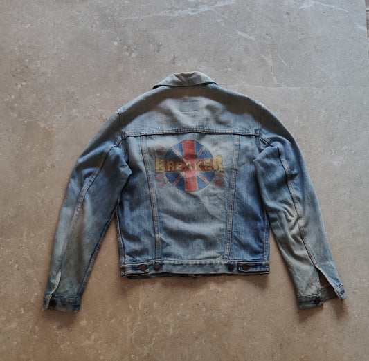 Woman Levi's 70s Ice Blue Faded Denim Jacket 70500 - M