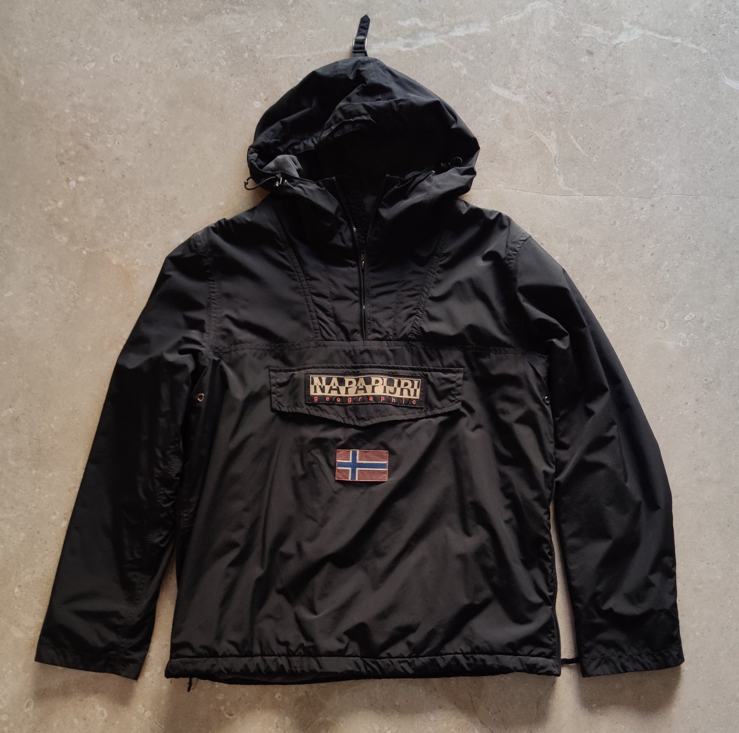 Black Napapijri Anorak Rainforest - L