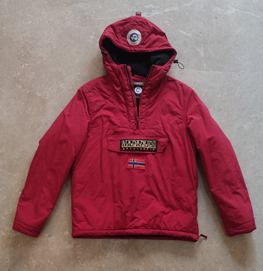 Woman Napapijri Rainforest Anorak Red - M